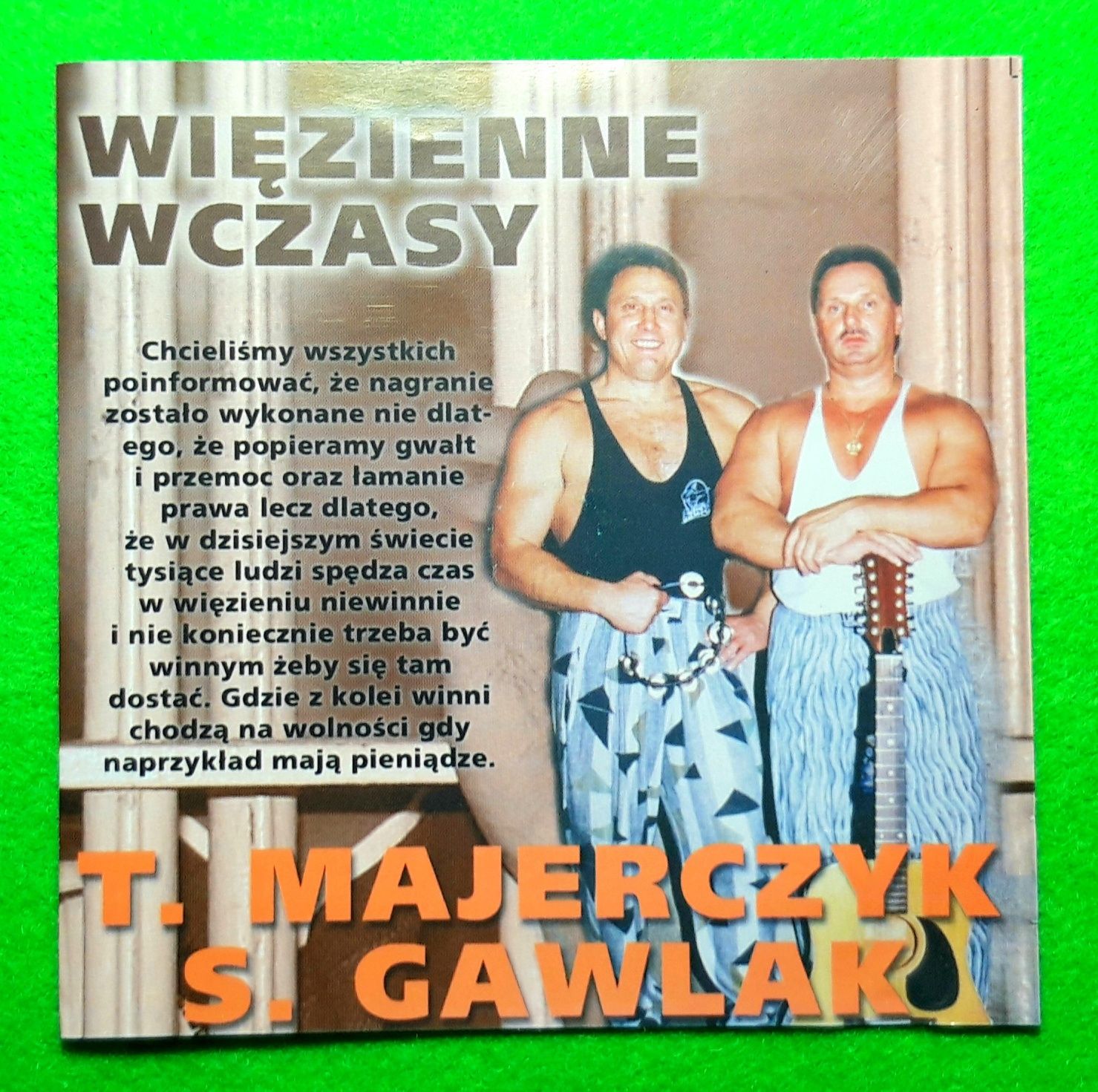 Tadeusz Majerczyk I Stanisław Gawlak - Więzienne Wczasy (CD, 2004)