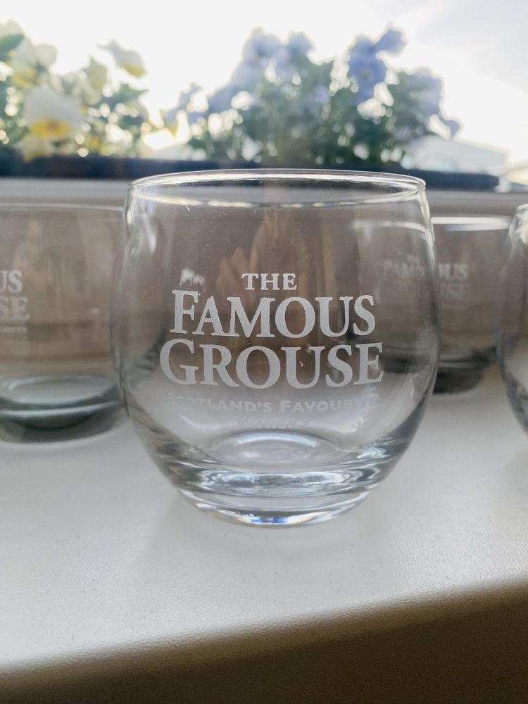 4 szklanki do Whisky Famous Grouse nowe