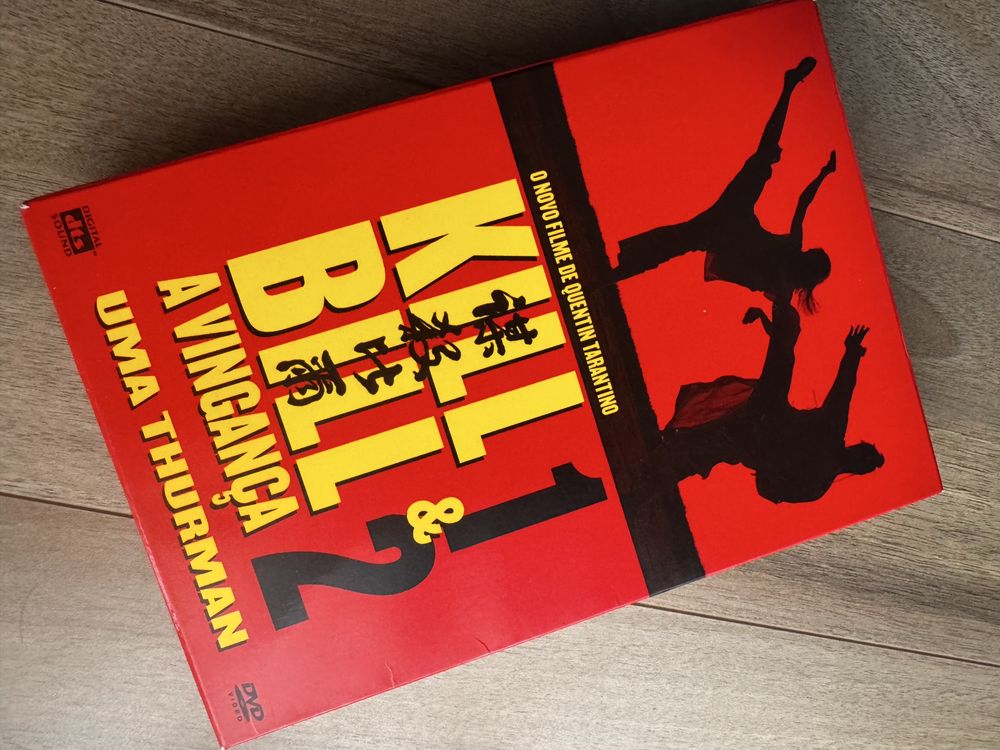 DVD box “Kill Bill” volume 1 e 2 (edição portuguesa)