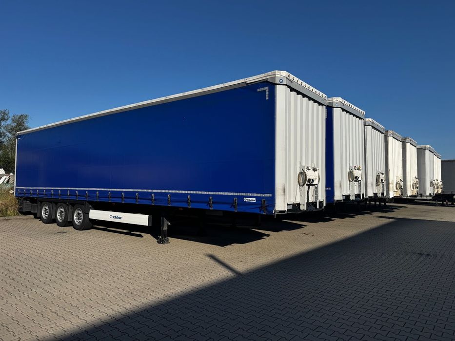Krone Półmega, varios 385/55R22.5 2.9h wysokość, podnoszony dach, salon PL  Pierwszy właściciel, salon PL, certyfikat XL, jak nowa