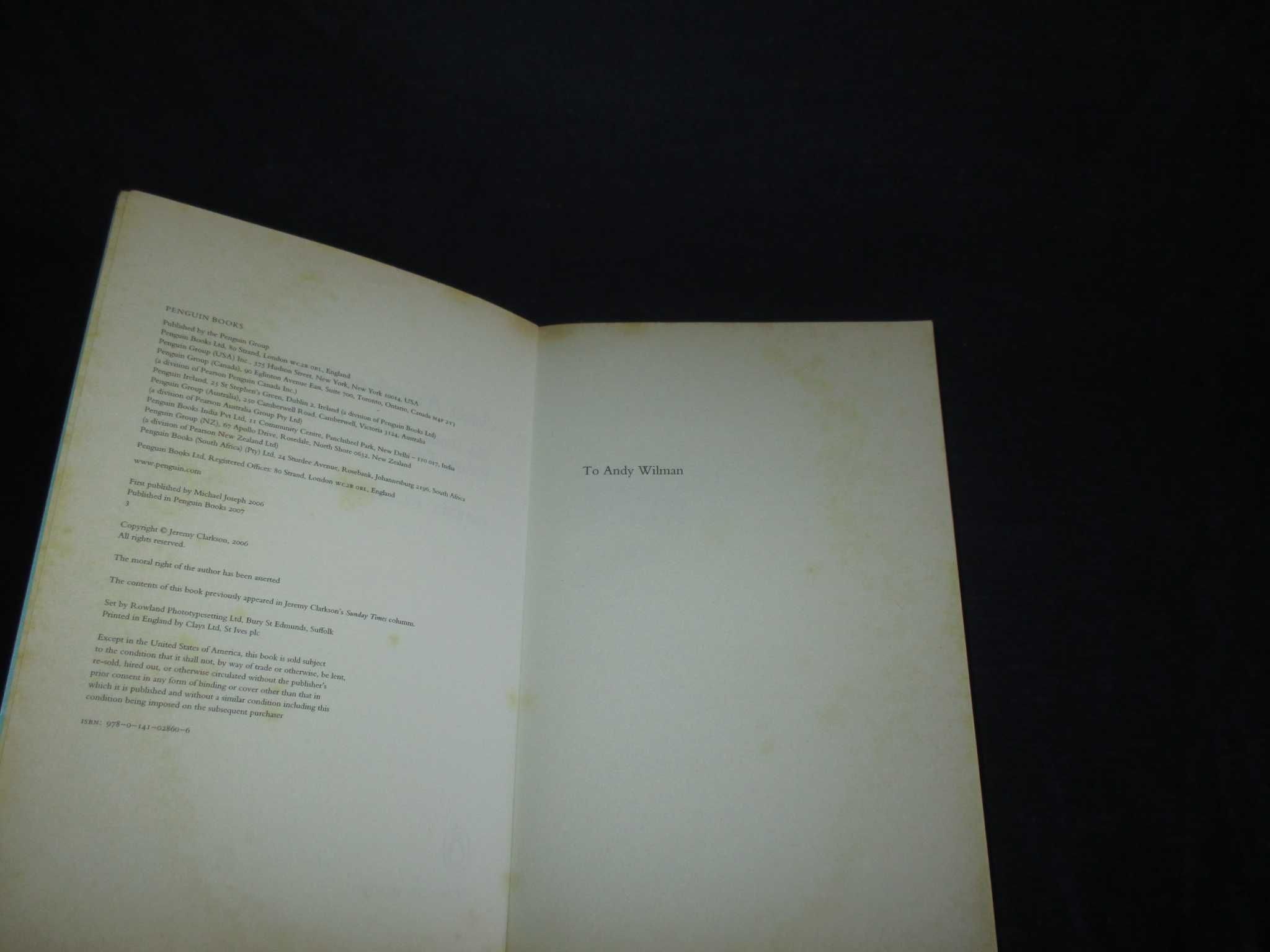 Livro Clarkson And Another Thing Jeremy Clarkson