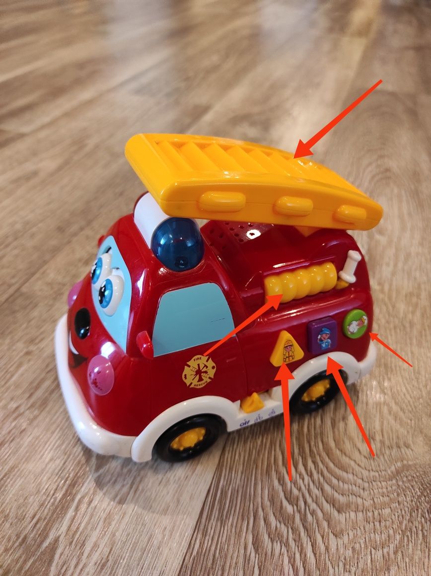 Интерактивная игрушка. Пожарная машина.