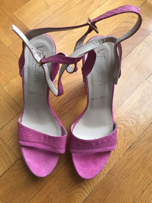 Buty czółenka włoskie skórzane nowe Venezia 39