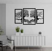 Panel Ażurowy, Obraz, Drzewa, Twarze, Miłość