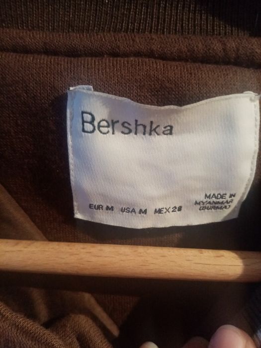 kurtka brązowa/beżowa Bershka