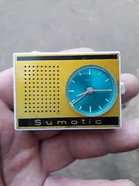 Винтажные часы с будильником Ruhla Sumatic