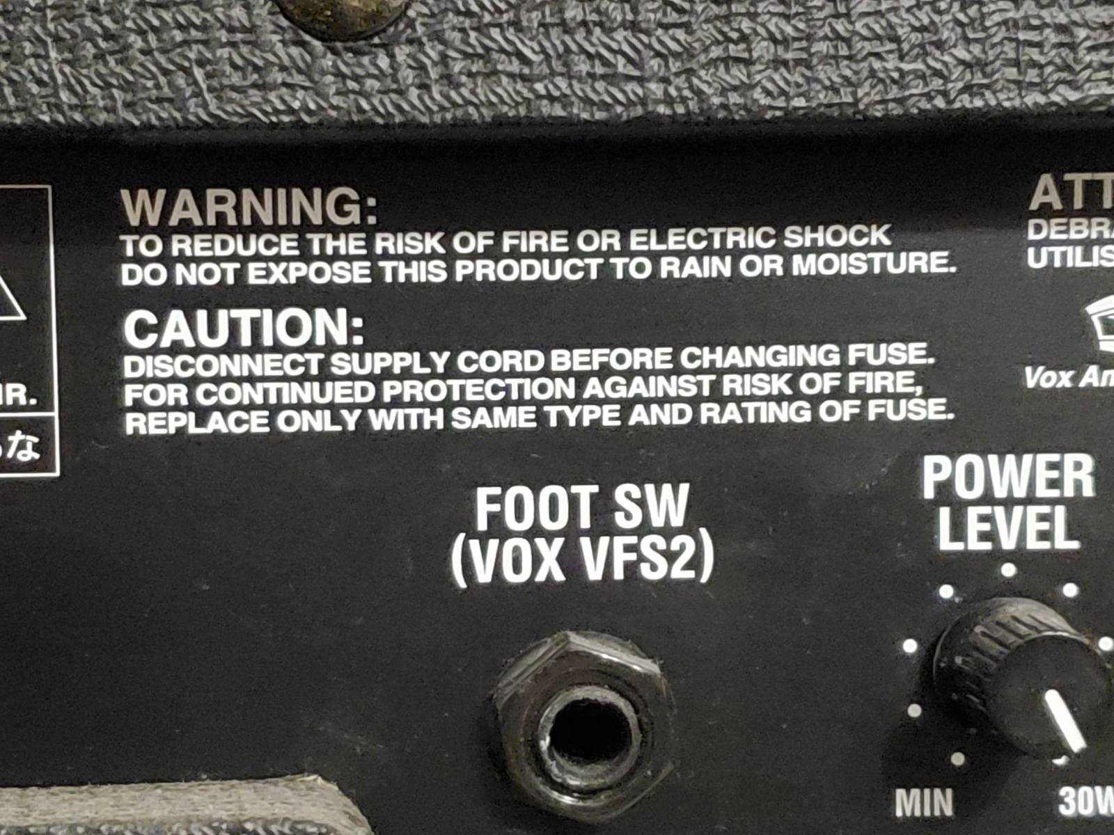 Легендарный комбик VOX AD30VT