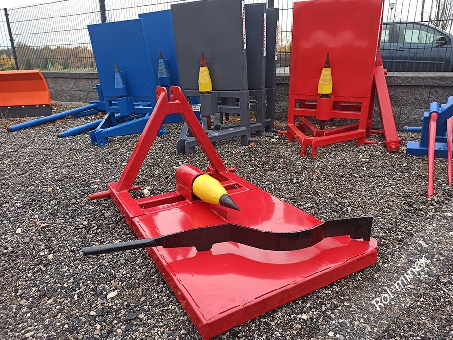 Rozdrabniacz do drzewa klocków świder Łuparka Transport