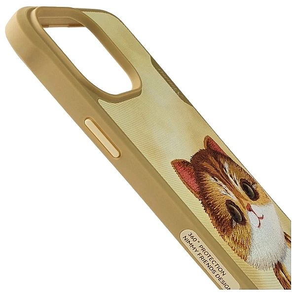 Etui Nimmy Big Eyed Pet 2.0 Cat na iPhone 15 Pro Max - zielone