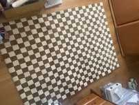 Tapete novo aos quadrados