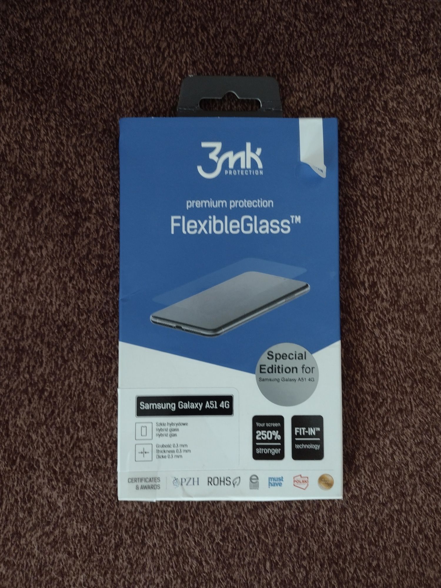 Szkło hybrydowe folia 3mk FlexibleGlass do Samsung A51 4G LTE Nowa