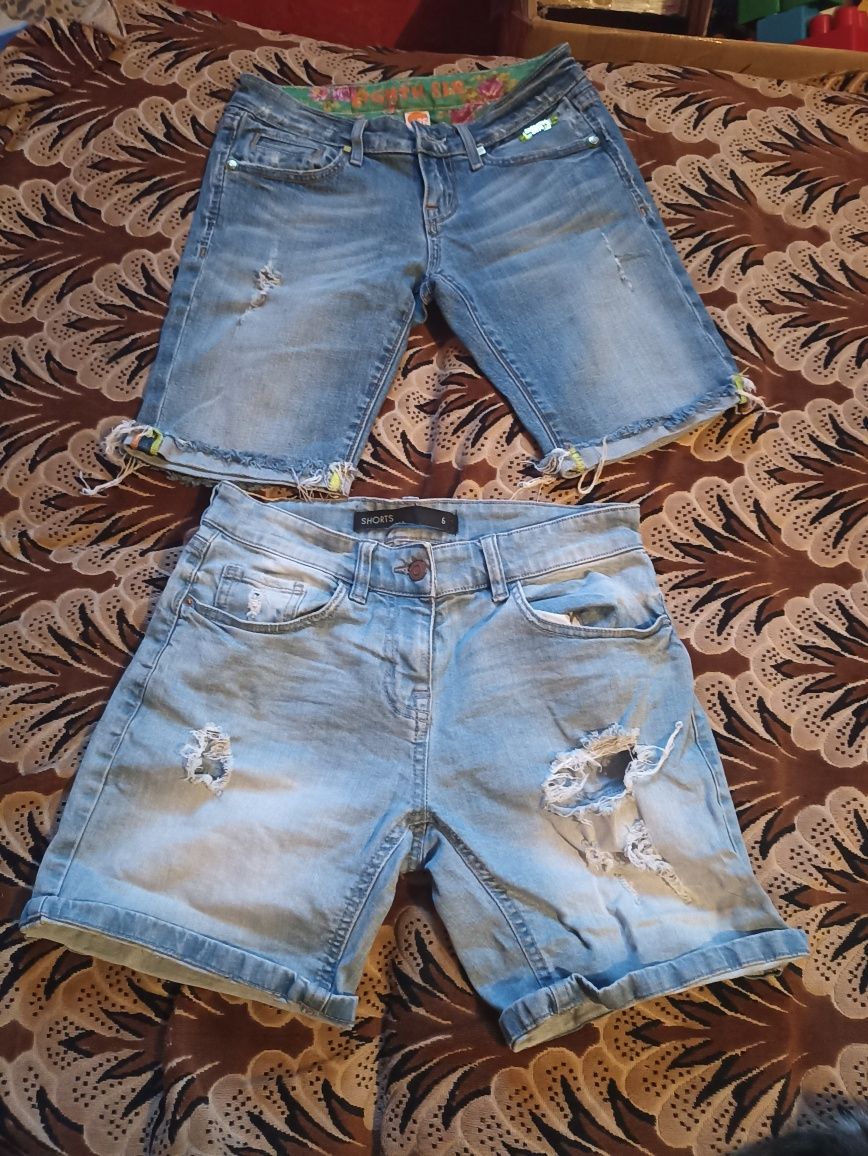 Шорты джинсовые 3 пары, Oodji, Shorts, 42-44  розмер