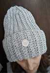 Czapka beanie gruba merino