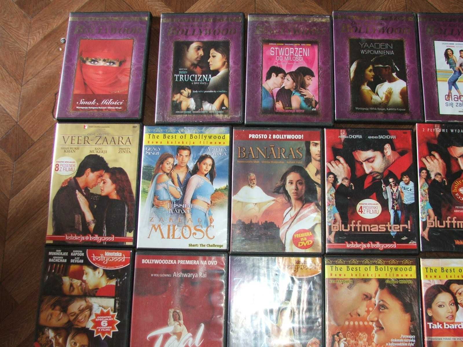 Bollywood hity, nówki, DON, Veer-Zaara, Bluffmaster, i inne dvd