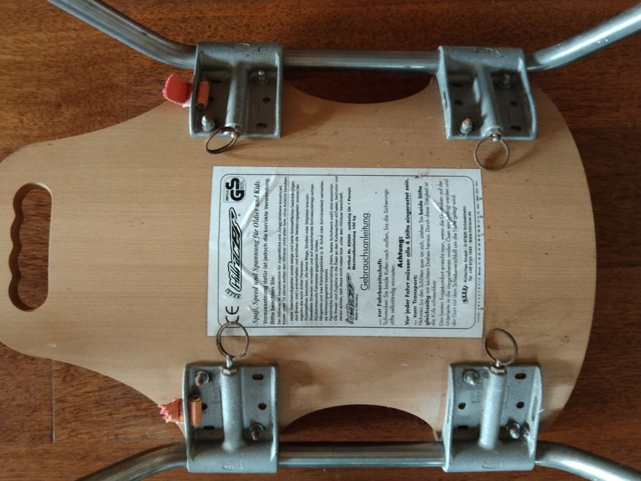 Sanki drewniane na płozach narty