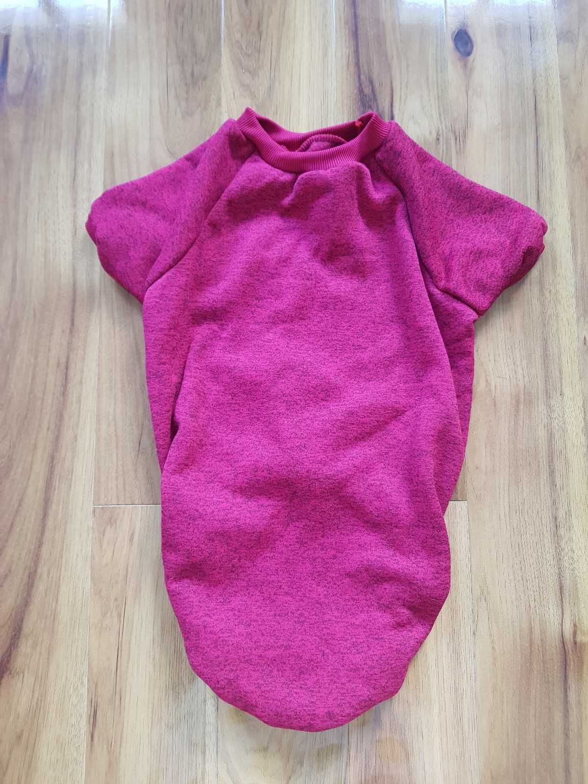 Ciemnoróżowa bluza dla psa XL ubranko dla dużego pieska