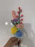 Flores Crochet feitas à mão