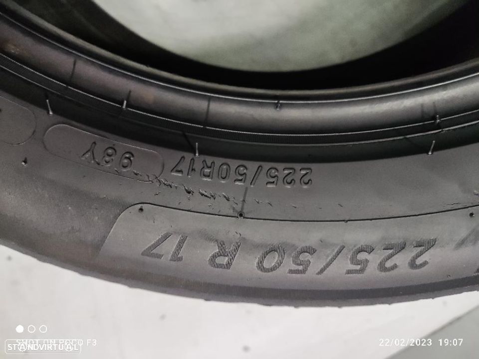 2 pneus semi novos 225-50r17 michelin - oferta dos portes