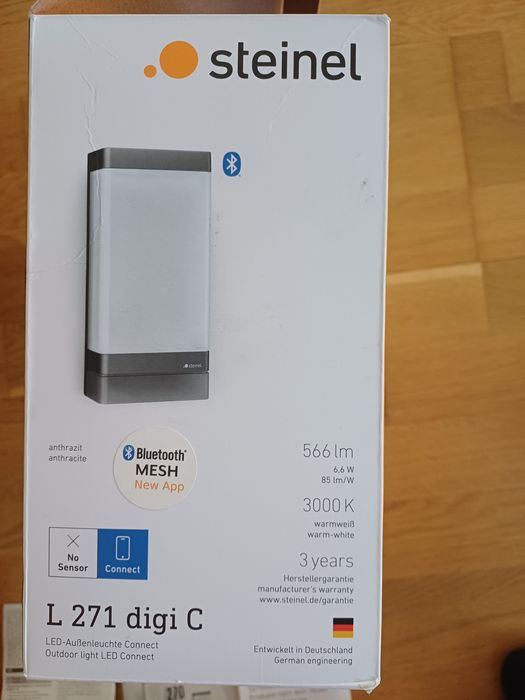 Lampa zewnętrzna Steinel bluetooth