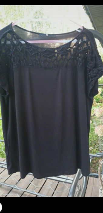 Bluzka damska z krótkim rękawem V by Very L/XL