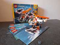 Oryginalne klocki Lego Creator 31071 - dron, motorówka, samolot