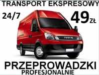 Bagażówka Przeprowadzki od 49zł  - codziennie NON STOP