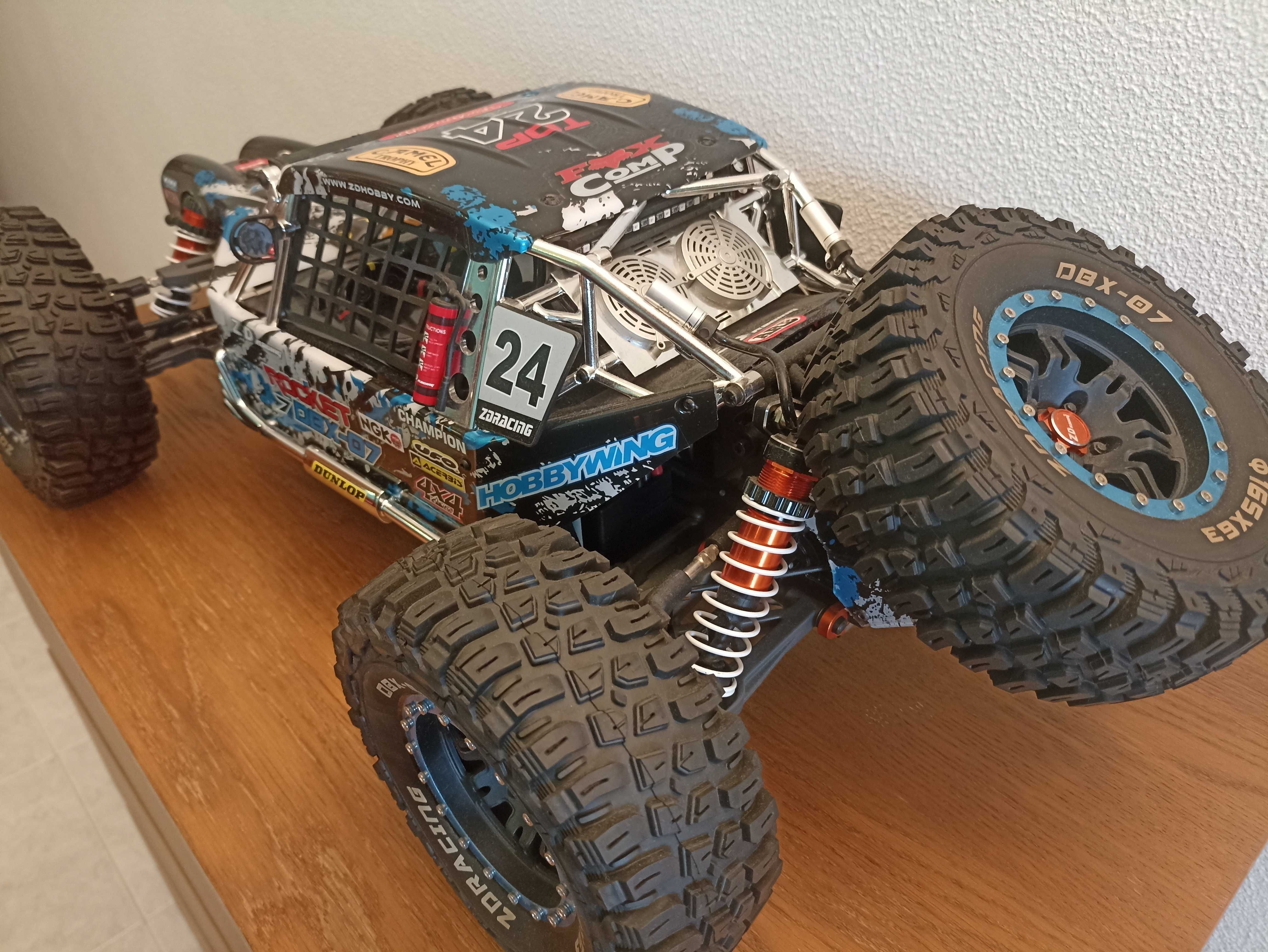 NOVO preço - Completo - Carro Telecomandado ZD racing DBX 07 - 1/7