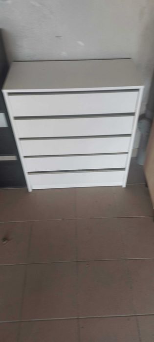 Biała Szafka na Buty (5 Komór)