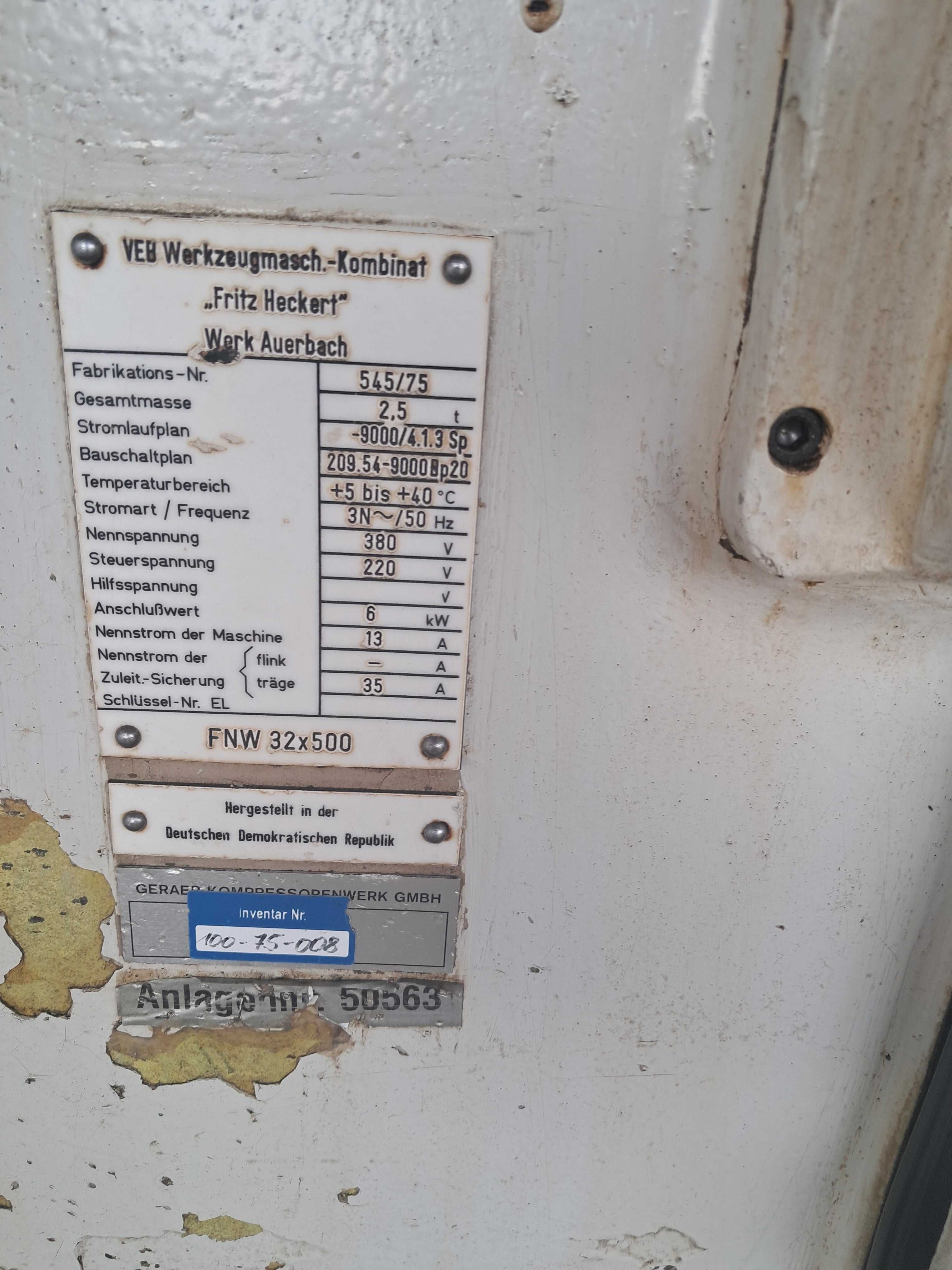 Frezarka Heckert FNW 32X500