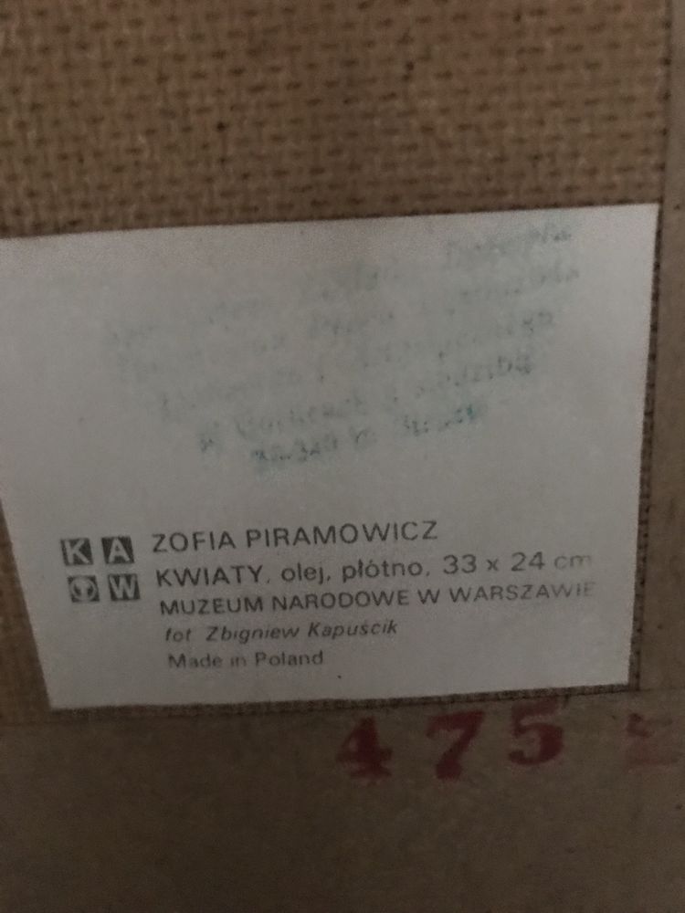 Obrazki  dekoracyjne PRL