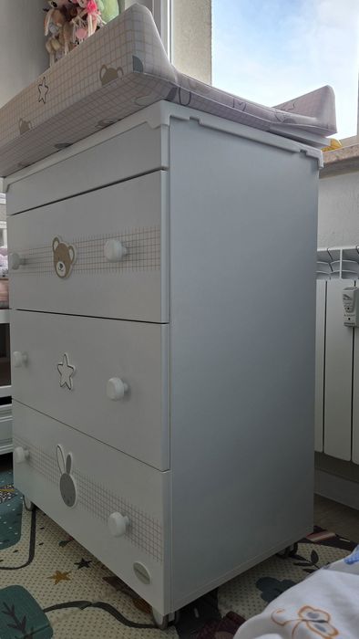 Komoda z Przewijakiem FOPPAPEDRETTI DOLCESTELLA Z Wanienką