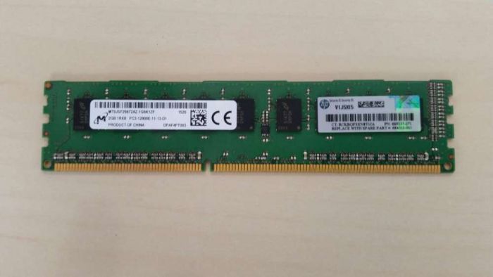 2Gb 1R×8 PC3-12800E-11-13-D1