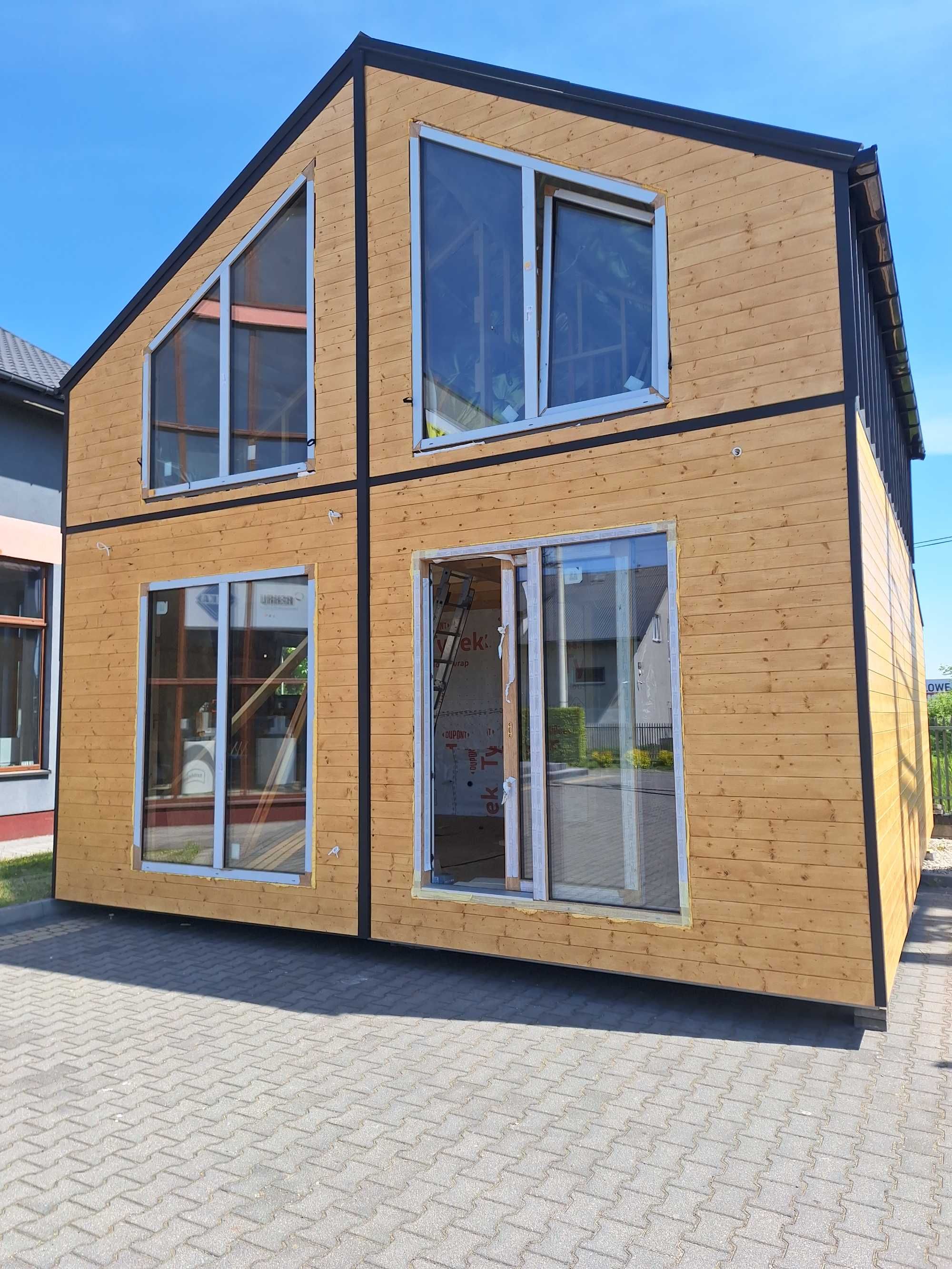 Dom modułowy całoroczny z poddaszem 80m2