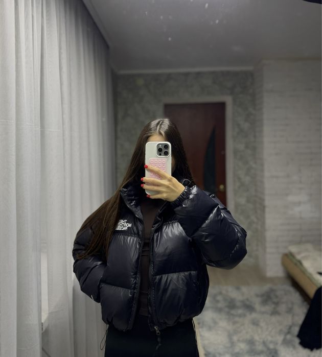 Женский пуховик  tnf утиное пух и перо