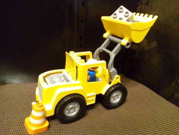 Lego экскаватор-погрузчик машинка оригинал