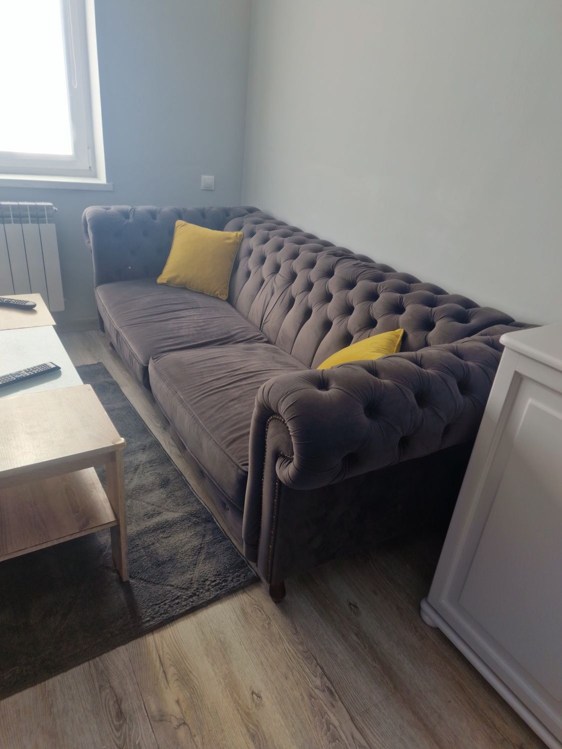SOFA Kanapa chesterfild pikowana