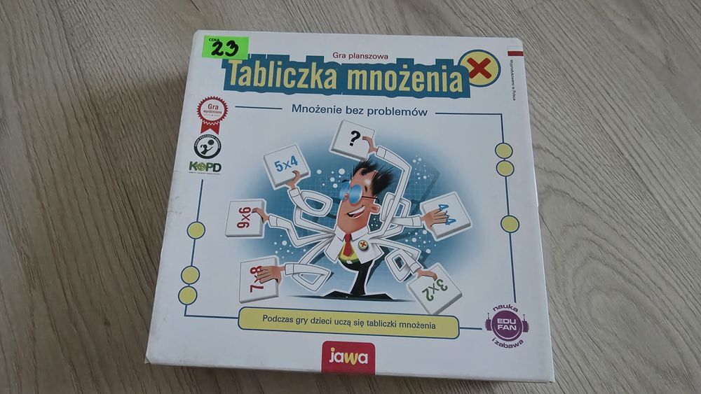Puzzle tabliczka mnożenia w formie gry