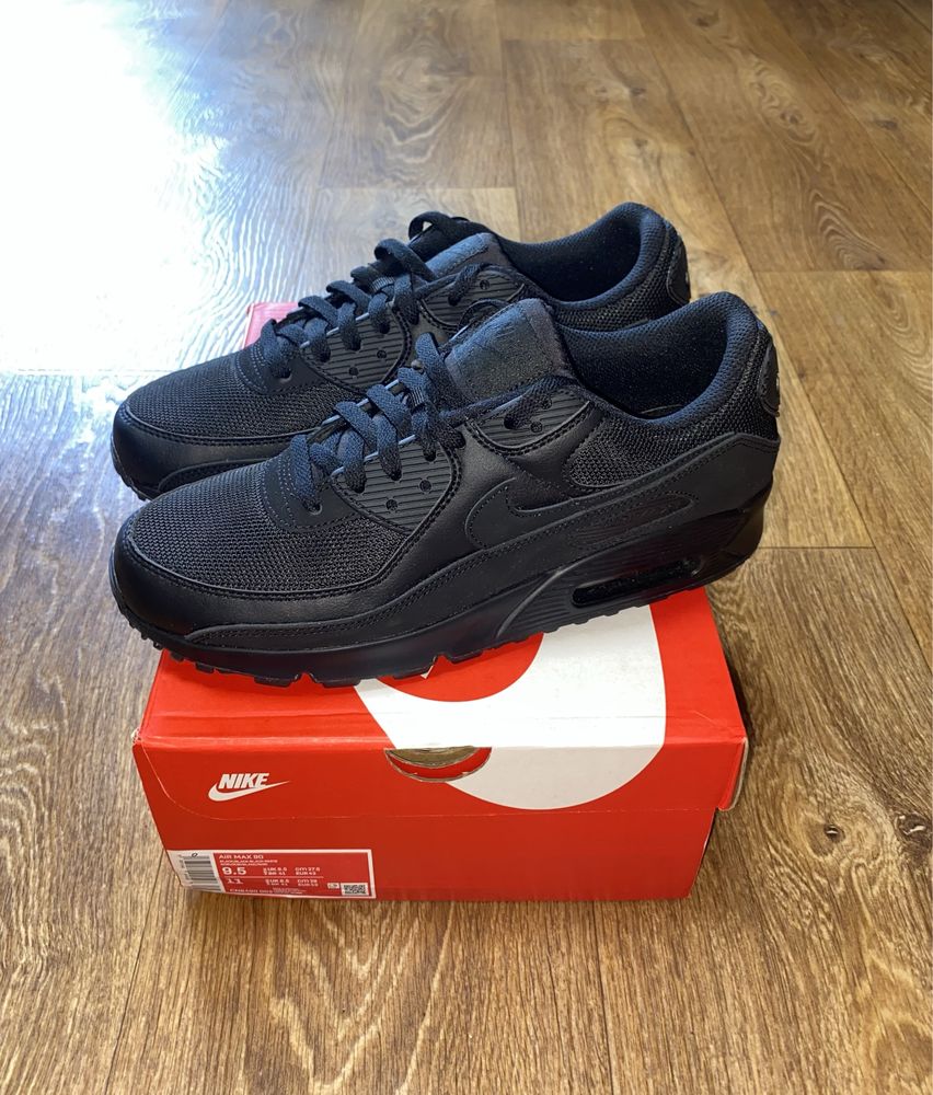 АКЦИЯ! Оригинальные Кроссовки Nike Air Max 90 Black (45) CN8490-003