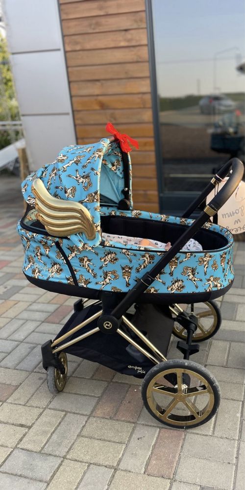 Wózek 3w1 Cybex Jeremy Scott Cherubs Blue