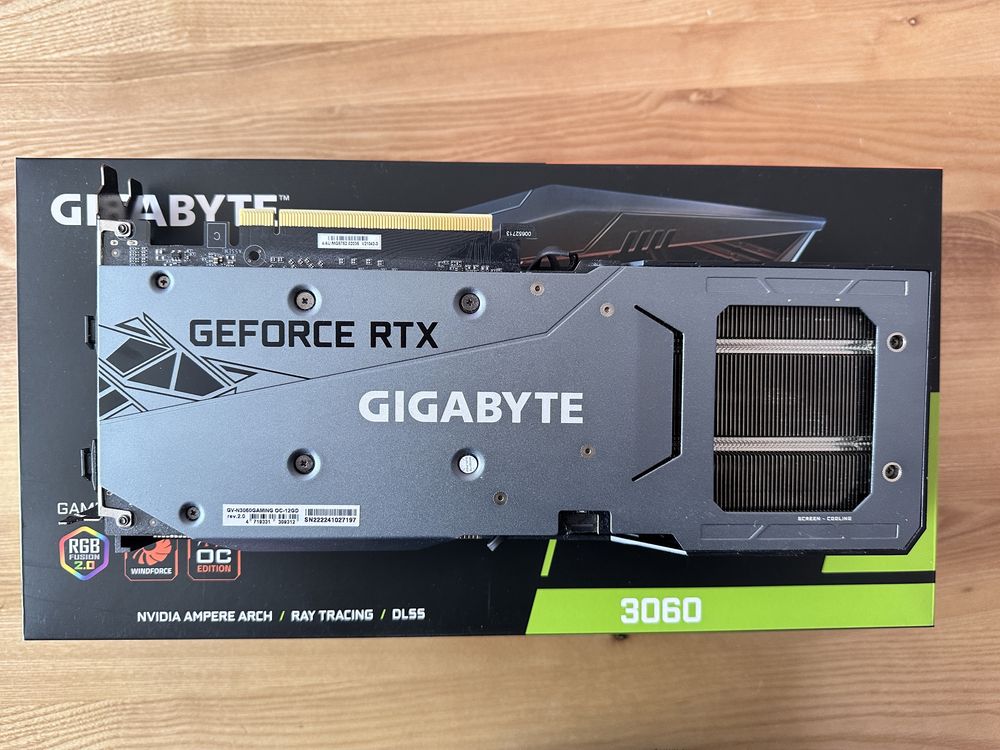 Відеокарта/Видеокарта Gigabyte RTX 3060 Gaming OC 12gb ГАРАНТІЯ!