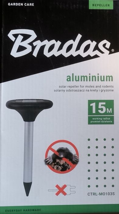 Solarny odstraszacz na krety CTRLMO103S
1
2
Solarny Odstraszacz Na Kre