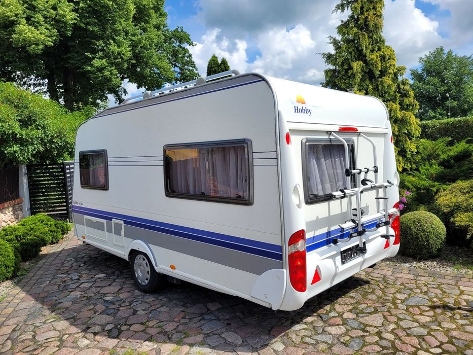 Hobby 440  bagaznik na rowery, mover,  przyczepa kempingowa