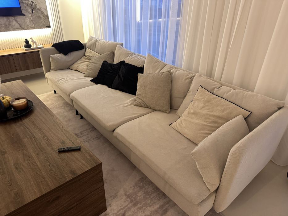 Kanapa naroznik soderhamn ikea bezowa