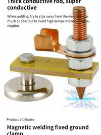 Сварка, Магнитный держатель провода заземления