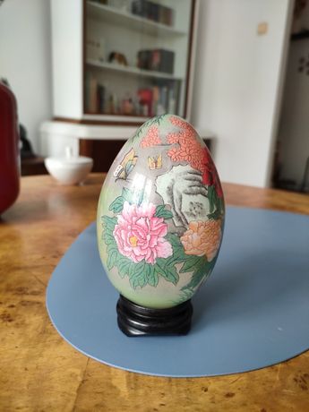 Szklane jajko ręcznie malowana pisanka