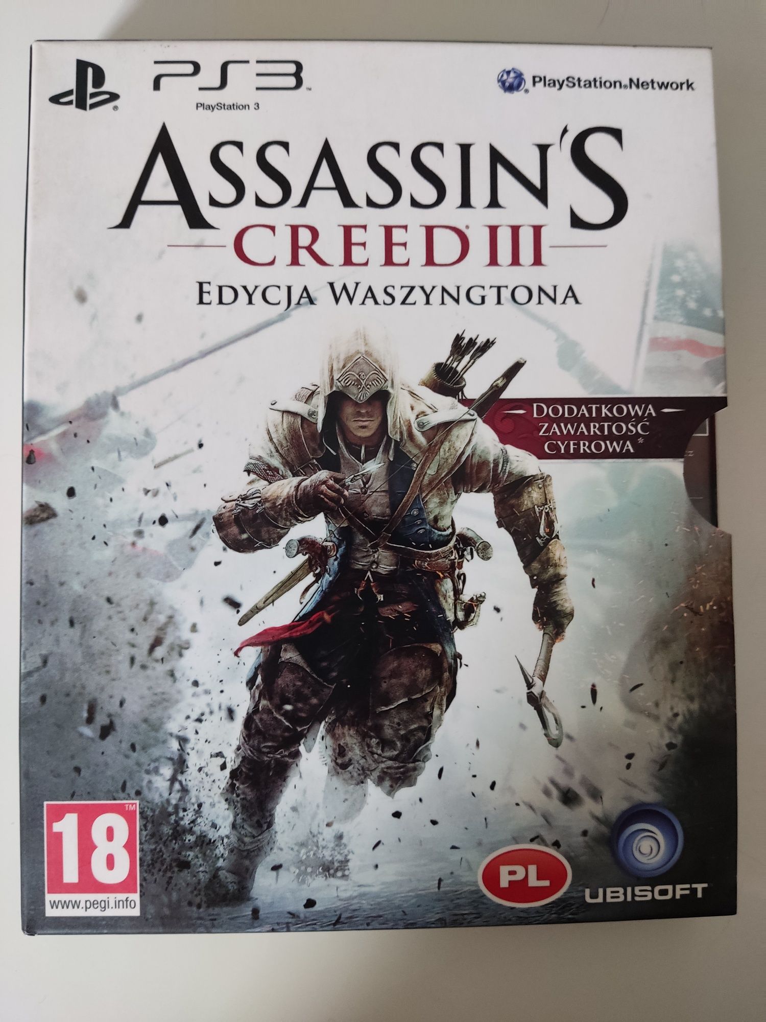 Assassin's Creed 3 Edycja Waszyngtona Polska Dystrybucja na PS3