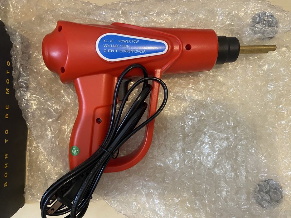 Pistola de soldar plástico 70W (NOVO) Born to be Moto