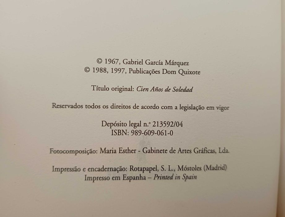 Gabriel García Márquez - Cem Anos de Solidão