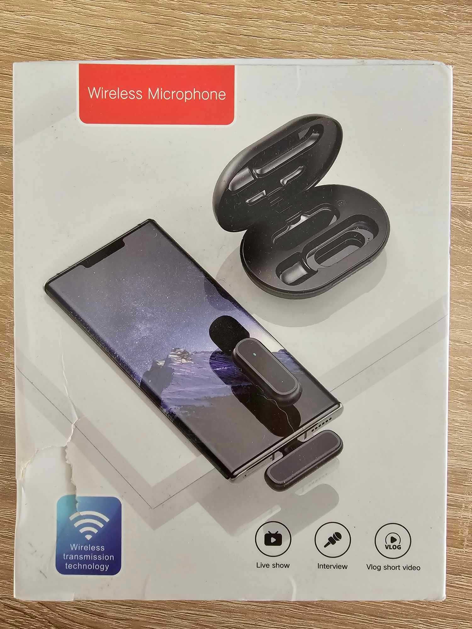 Mikrofon krawatowy bezprzewodowy do iPhone'a iPada Sunity Lavalier
