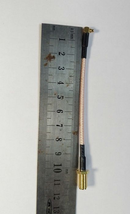 Пігтейл MMCX M на SMA F кут 90 або прямі (від 10 шт по 55))